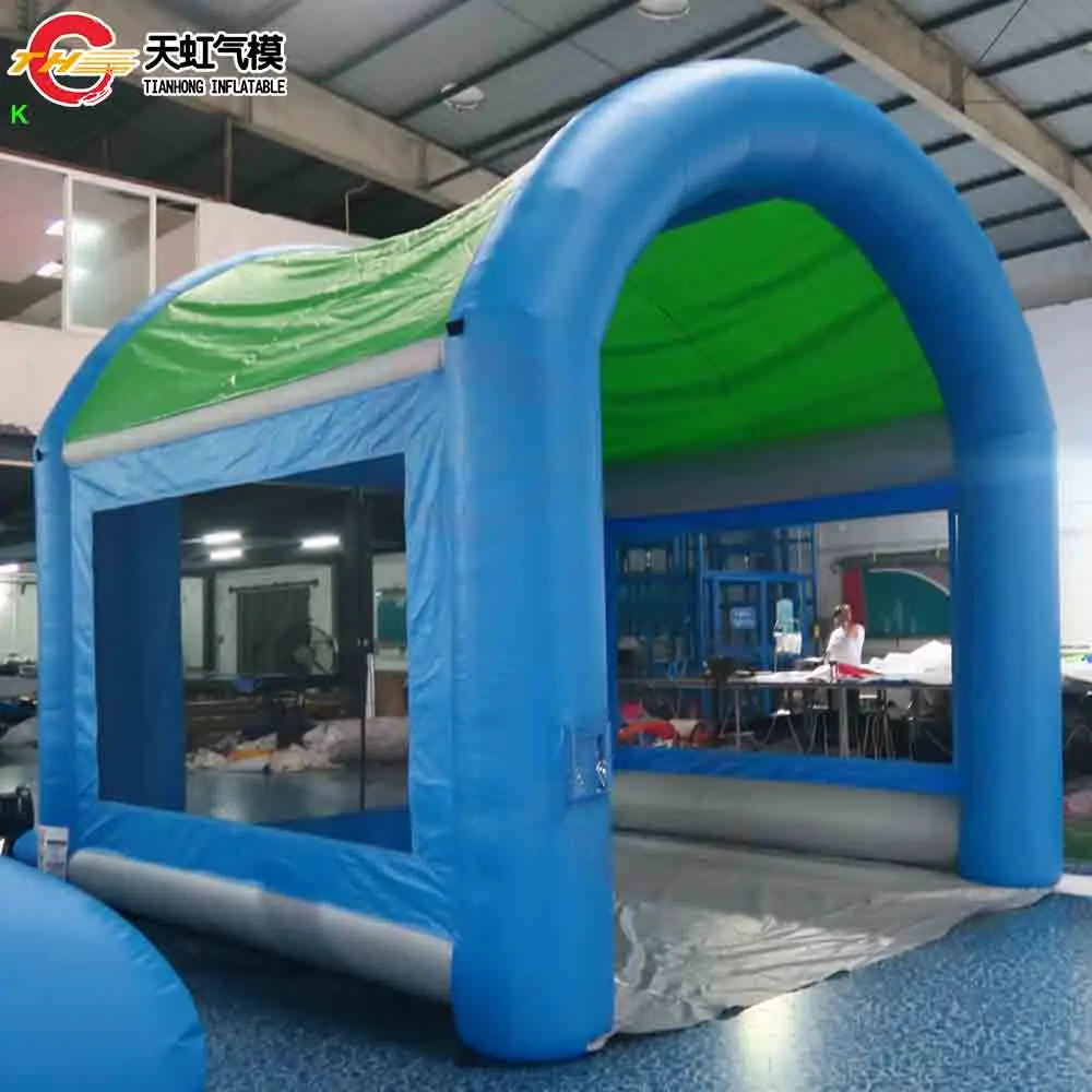 شحن سريع مخصص خيمة قابلة للنفخ محكمة الغلق تفجير خيام مأوى قابلة للنفخ للبيع