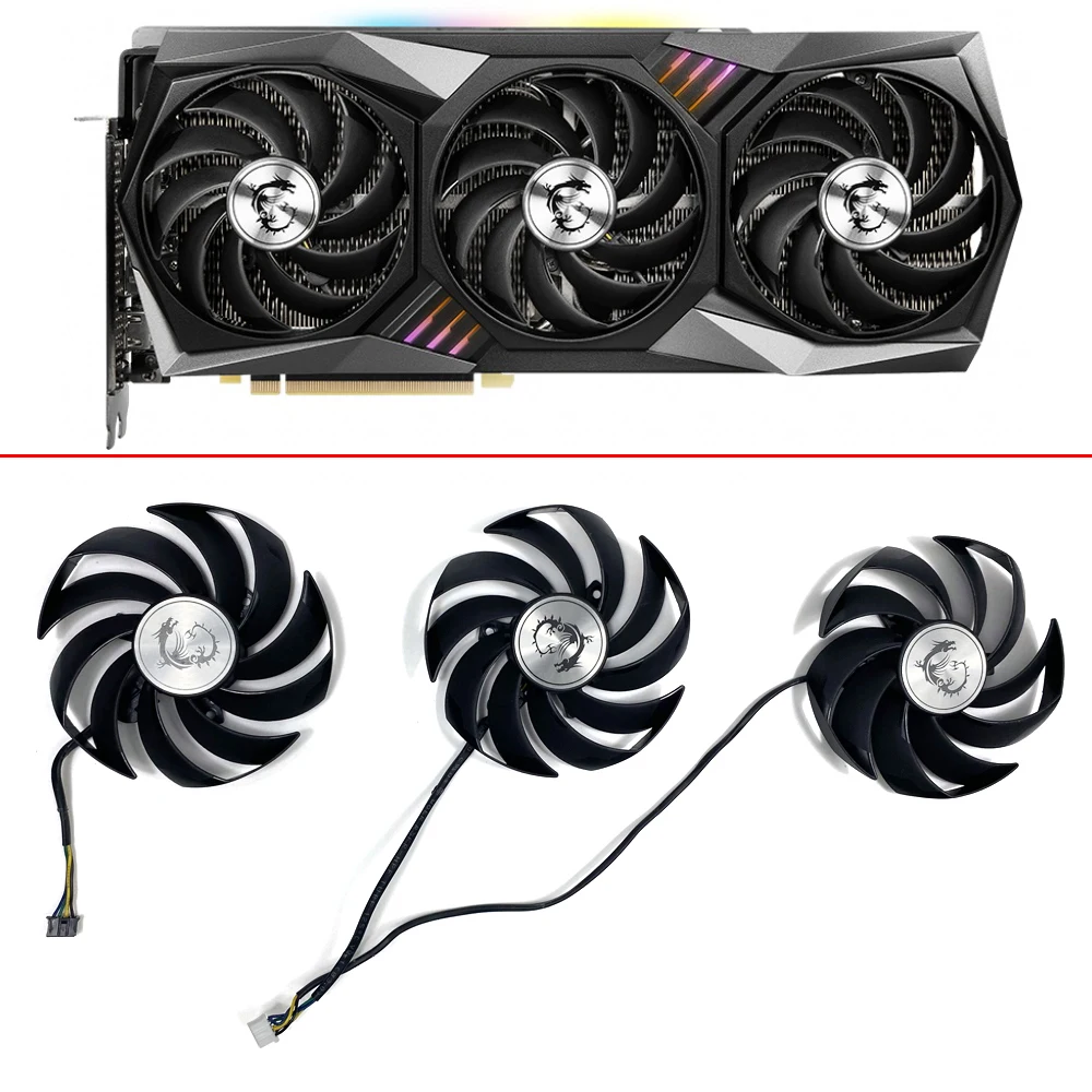 

Cooling Fan 90MM PLD09210B12HH 4PIN RTX3090 3080 3070 3060 TI GPU FAN For RTX3060Ti 3080Ti 3090Ti GAMING Graphics Card Fans