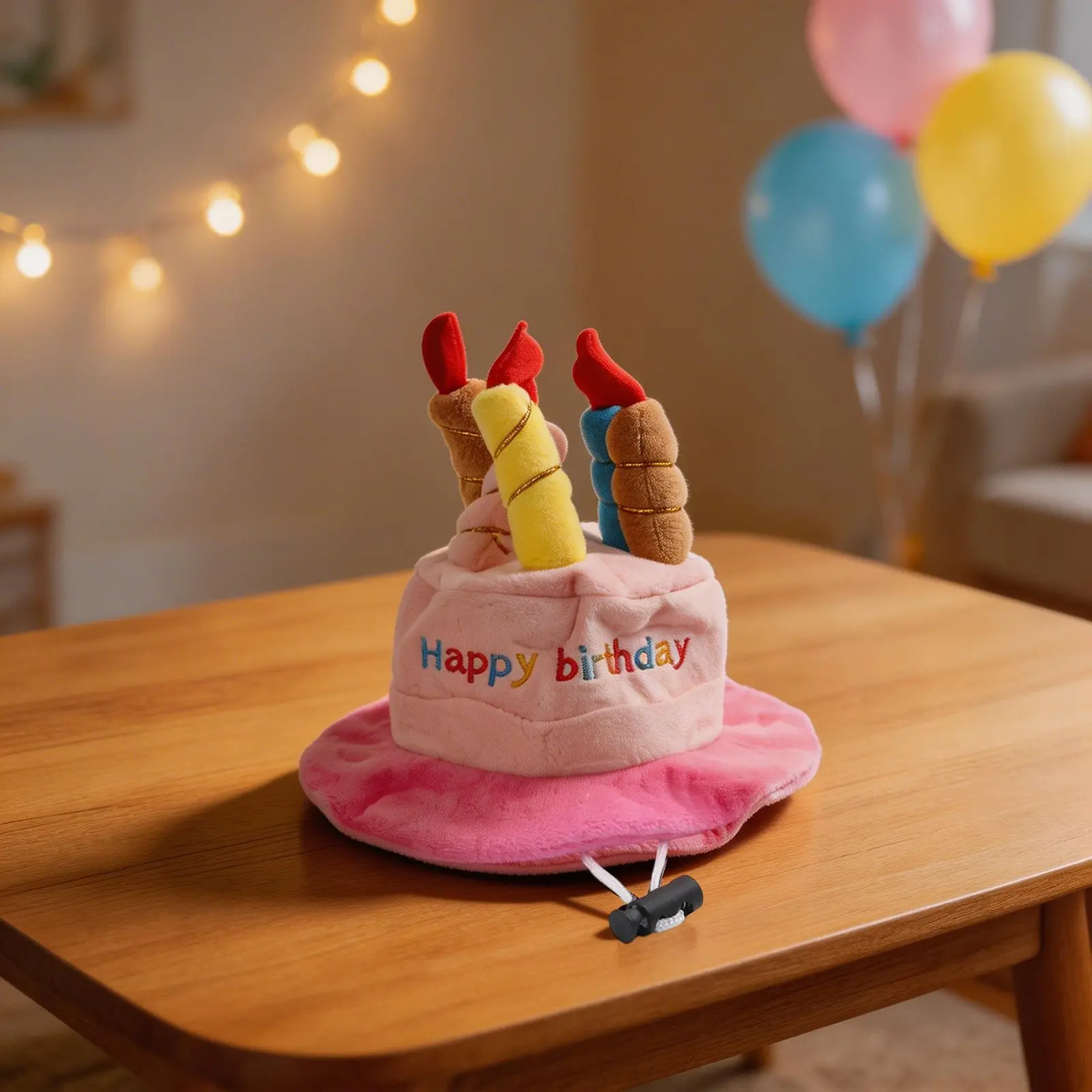 Birthday Goose Outfit for Lawn Decoration Cheerful Happy Birthday Hat and Fun Bandana Set for Outdoor Garden Parties