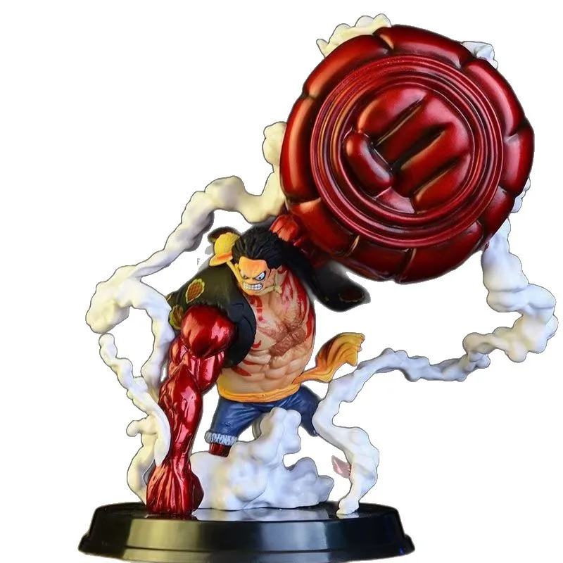 23cm Luffy Gear 4 Ape King Gun Figurine One Piece Anime Action Figure Adult Children Kids Toys Manga Birthday Gift Kids Toys