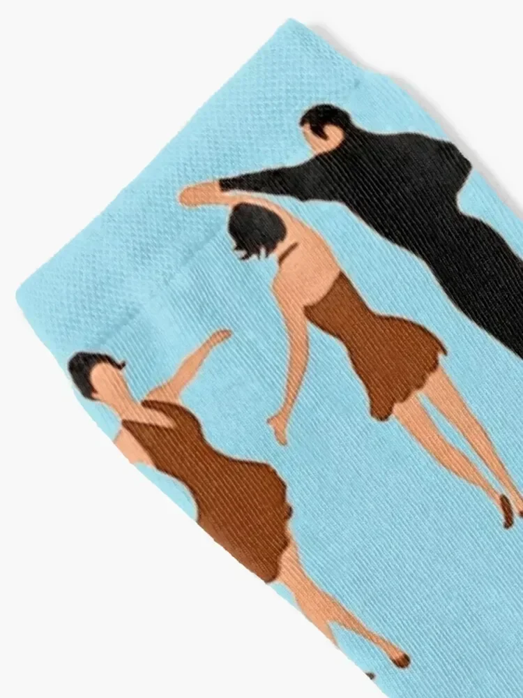 مجموعة الرقص الجوارب أحذية هدية عيد الميلاد القطن مضحك جورب الجوارب امرأة الرجال