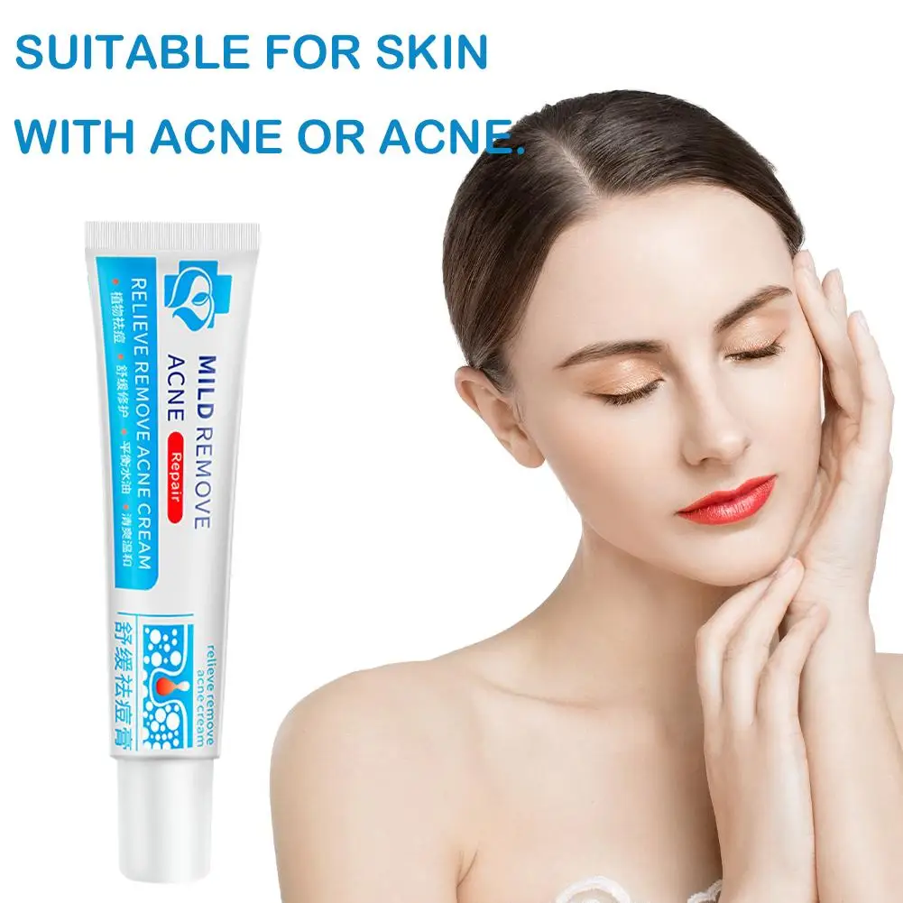 Acido salicilico Trattamento dell'acne Crema Riparazione Macchie di brufoli Poro Anti-acne Olio profondo Restringimento Controllo Idratante Cura della pelle Cle W5X9