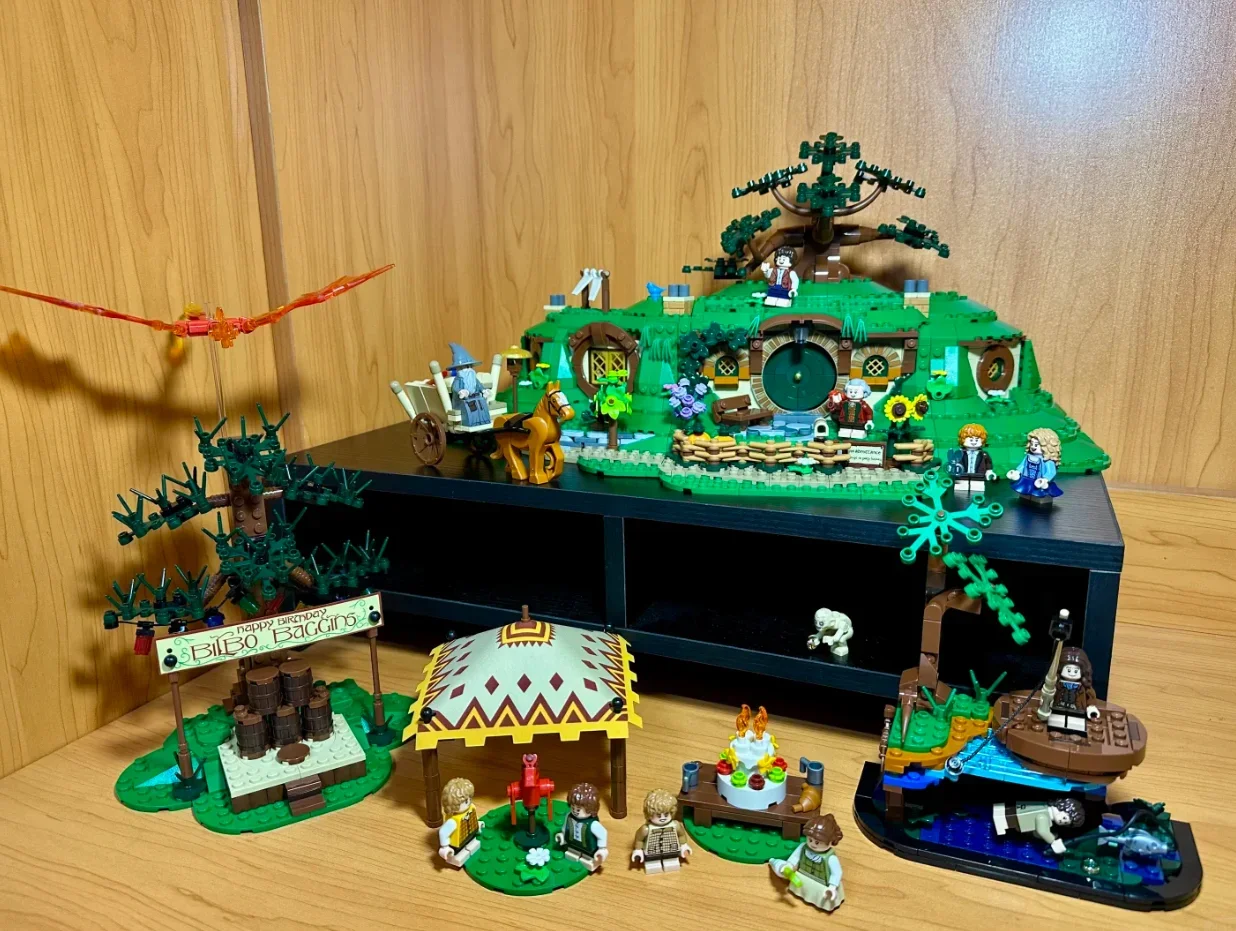 MINISO 2017Pcs New 10354 Shire Model Building Block Set Expert Streetview Architecture Ideas  Bricks  Assembly Toys For Kids