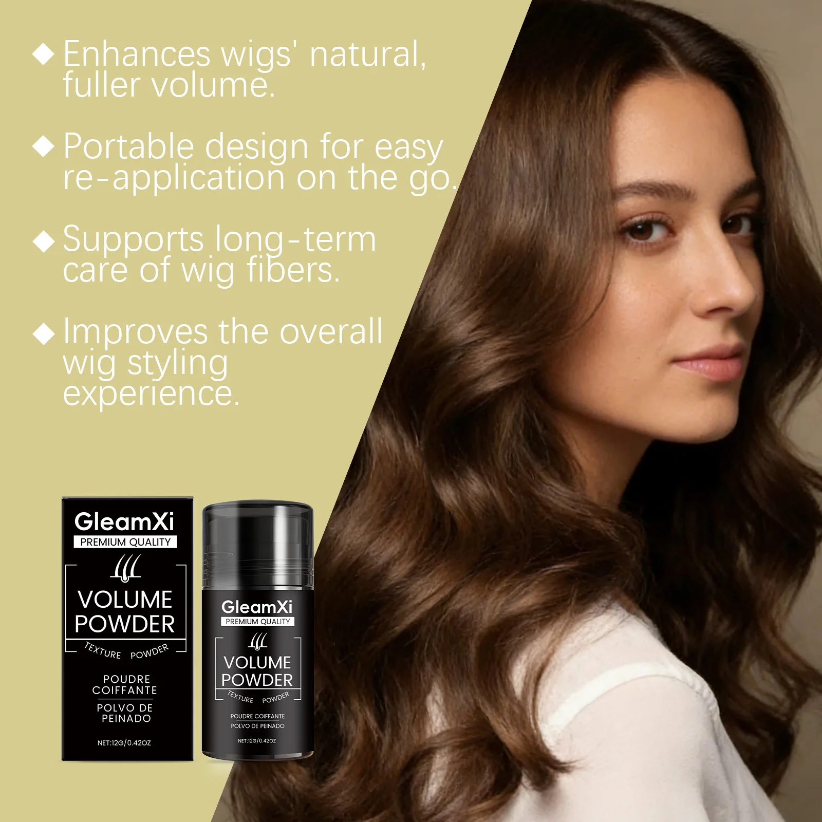 Hair Styling Texture Powder Lasting Oil Control Instant Root Lift Keeping Soft Fluffy All Day Matte Styling Hair Shape Powder