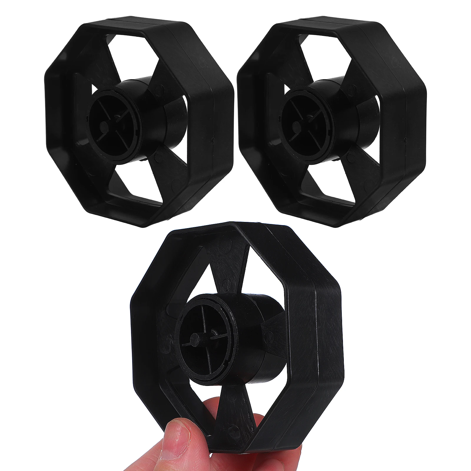 

3 Sets Tape Seat Roller Core Desktop Holder Plastic Rolling Adhesive Replacement Machine Accessories Parts for