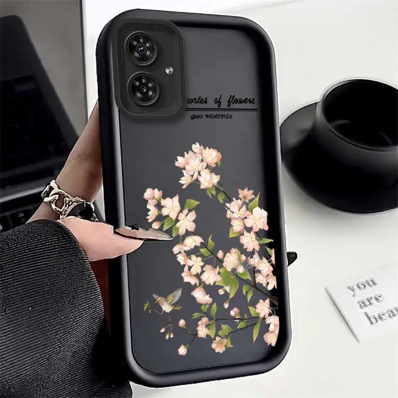 G54 Sakura Branches Sky Eye Ladder Phone Case For Motorola Moto G54 Cover