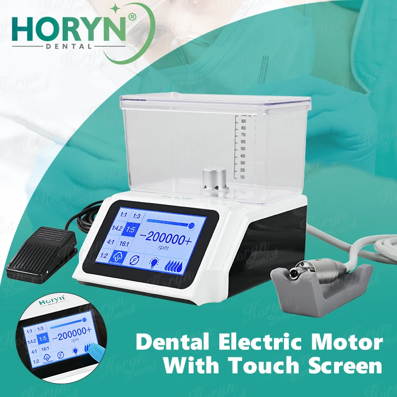 Dental Electric Motor 1000ml Water Tank 6-Speed with Automatic water air supply systems for dental handpiece Micro motor