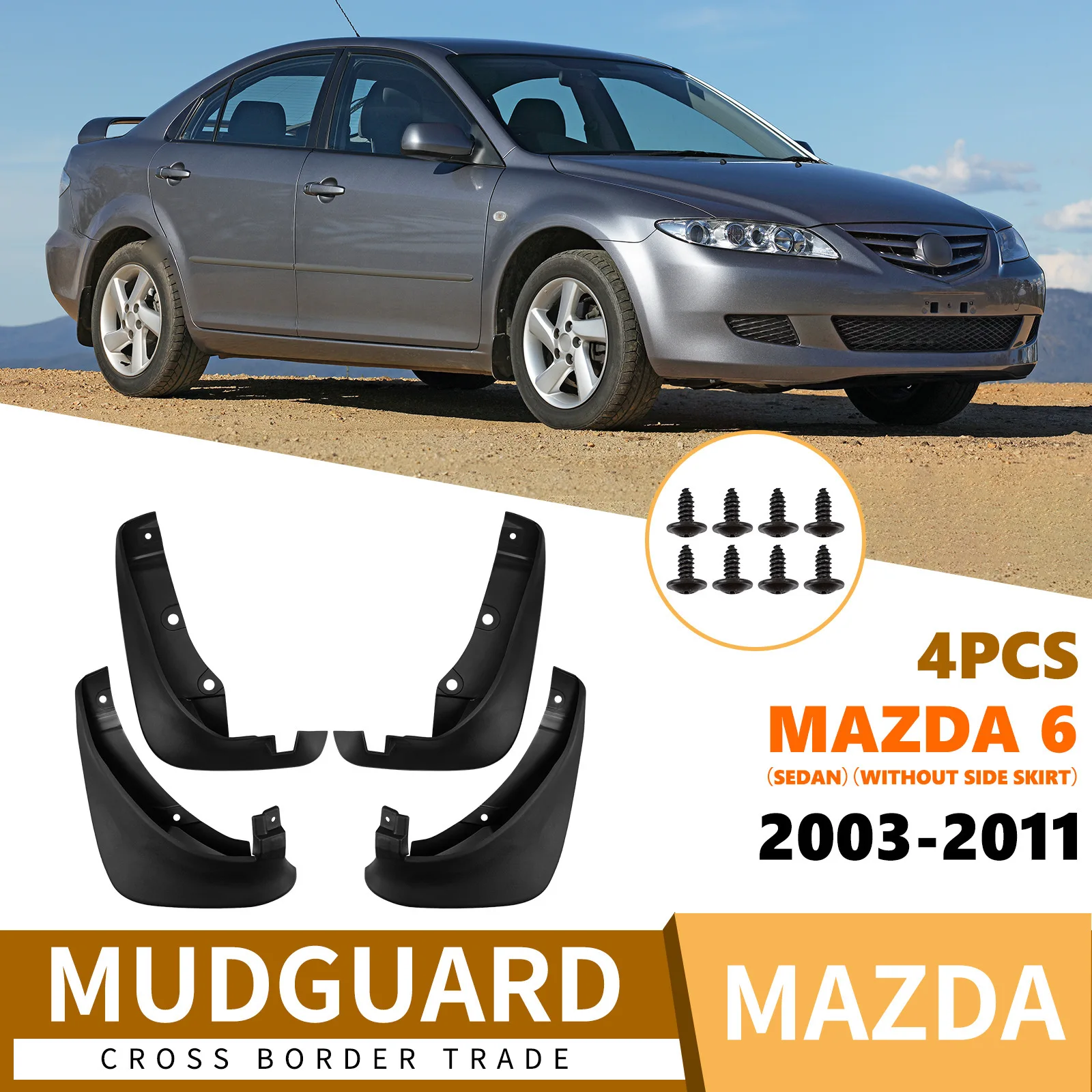 

Suitable for Mazda 6 Sedan 2003-2011 Fender Leather Car Accessories Off-Road Hot Sale