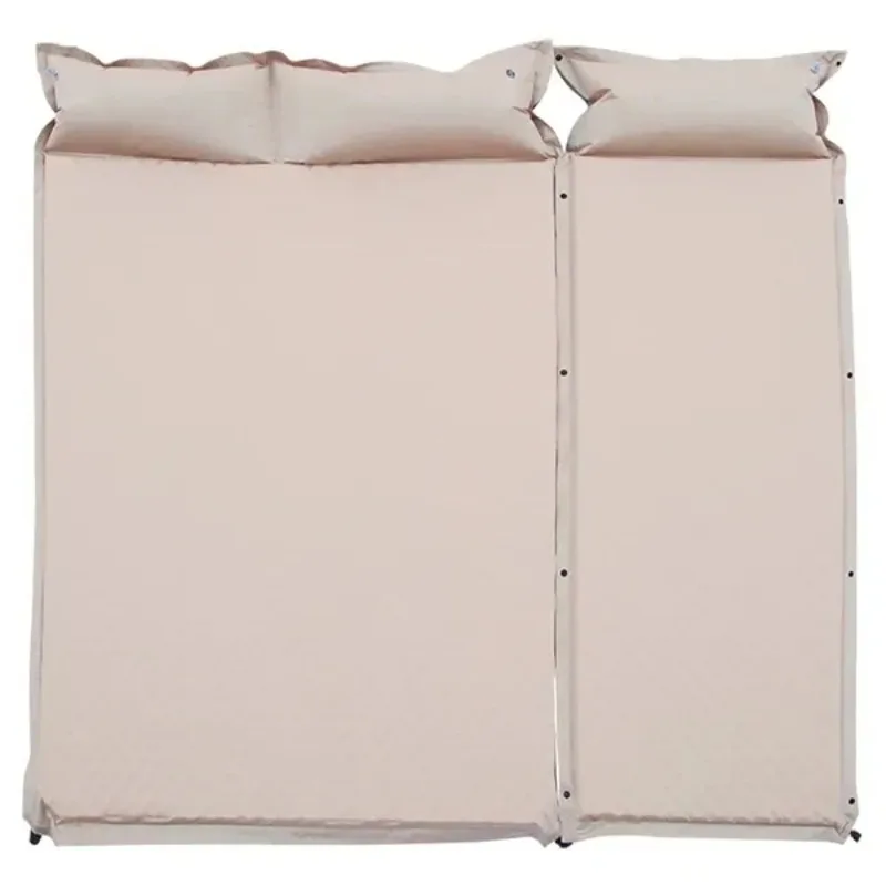 

Single Double Person Sleeping Pad Comfortable Self Inflating Spliceable Air Mattress Pad With Pillow for Camping