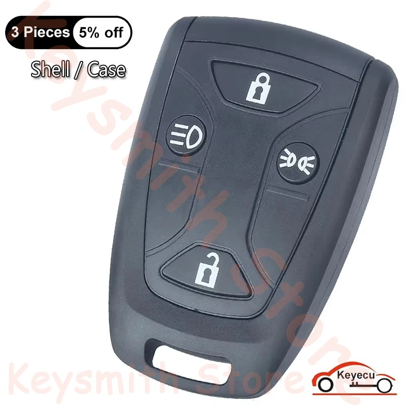 KEYECU 4 Knoppen Case voor SAAB Scania Truck DC13 143 148 141 4X2 6X2R GRS905 R-serie S-serie G-serie P-serie Afstandsbediening Sleutel Shell