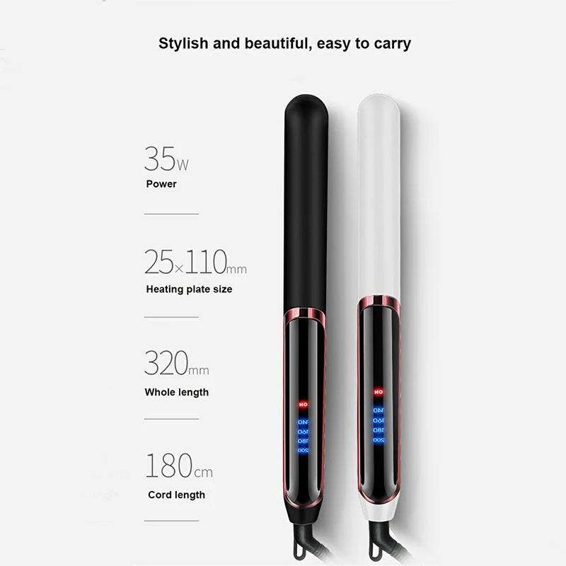Hair straightener - Ceramic heating, adjustable temperature - Dual-function styling tool - Suitable for use in hair salons - view 5