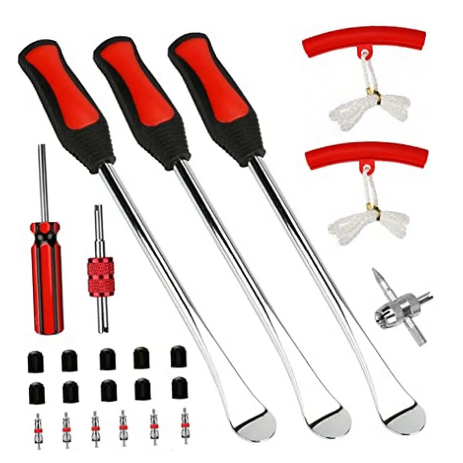 

Tire Levers Spoon Set Motorcycle Bike Tire Change Set for Lawn Mower Motorcycle Tractor Maintenance Premium Durable