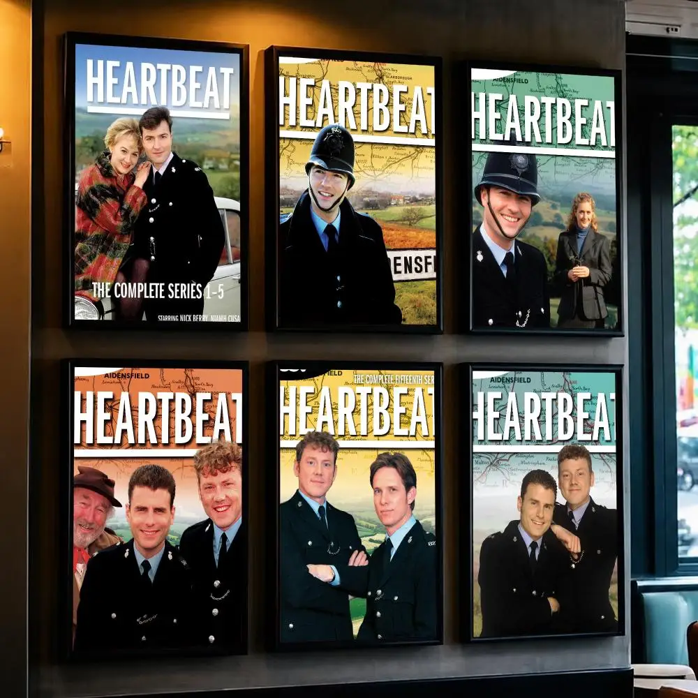 tv series H-Heartbeat-T Poster Removable Wall Sticker for Home Cafe Bar Office Interior Decor