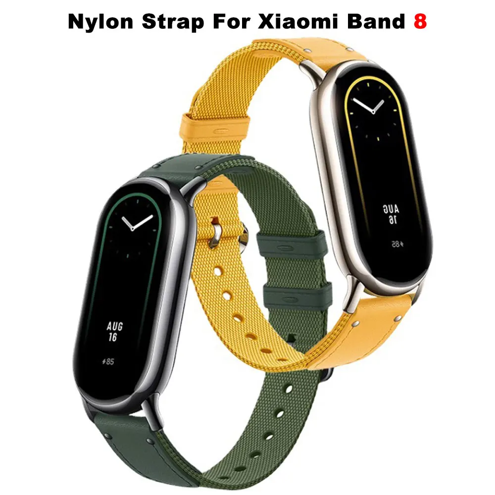 Armband für Xiaomi Mi Band 8 Armband Ersatz Nylon Armband Armband für Xiaomi Band8 Miband8 Smart Zubehör