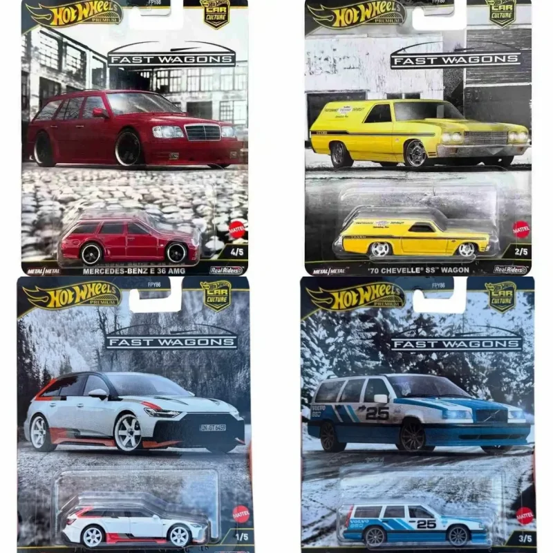 

Набор быстрых вагонов премиум-класса серии Hot Wheels 2025 года, Audi Mercedes-Benz Subaru, масштаб 1:64, литая под давлением модель, коллекционные игрушки, подарки
