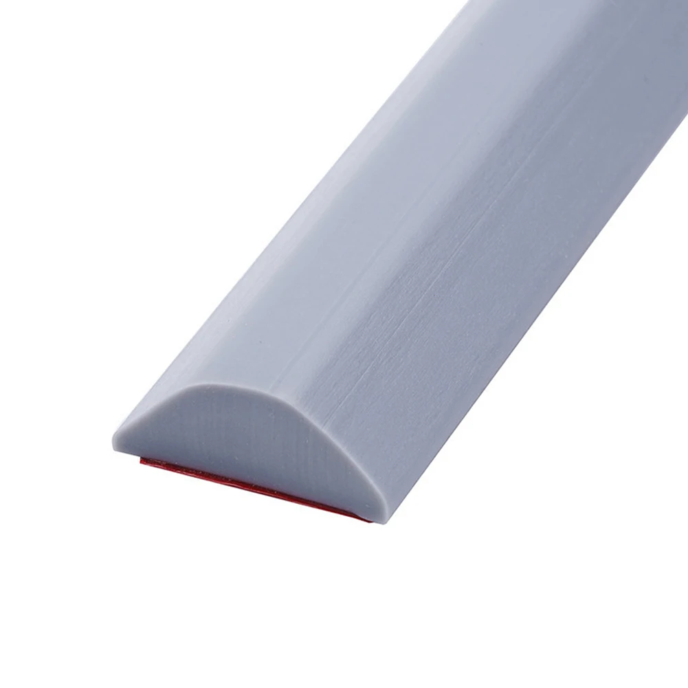 Silicone Water Stopper Strip Kitchen Countertop Bendable Water Retaining Strip Shower Dam Flood Barrier Door Bottom Seal Strip