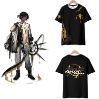 Jogo arknights thorns 3d impressão t camisa dos homens das mulheres verão moda o pescoço manga curta engraçado tshirt gráfico