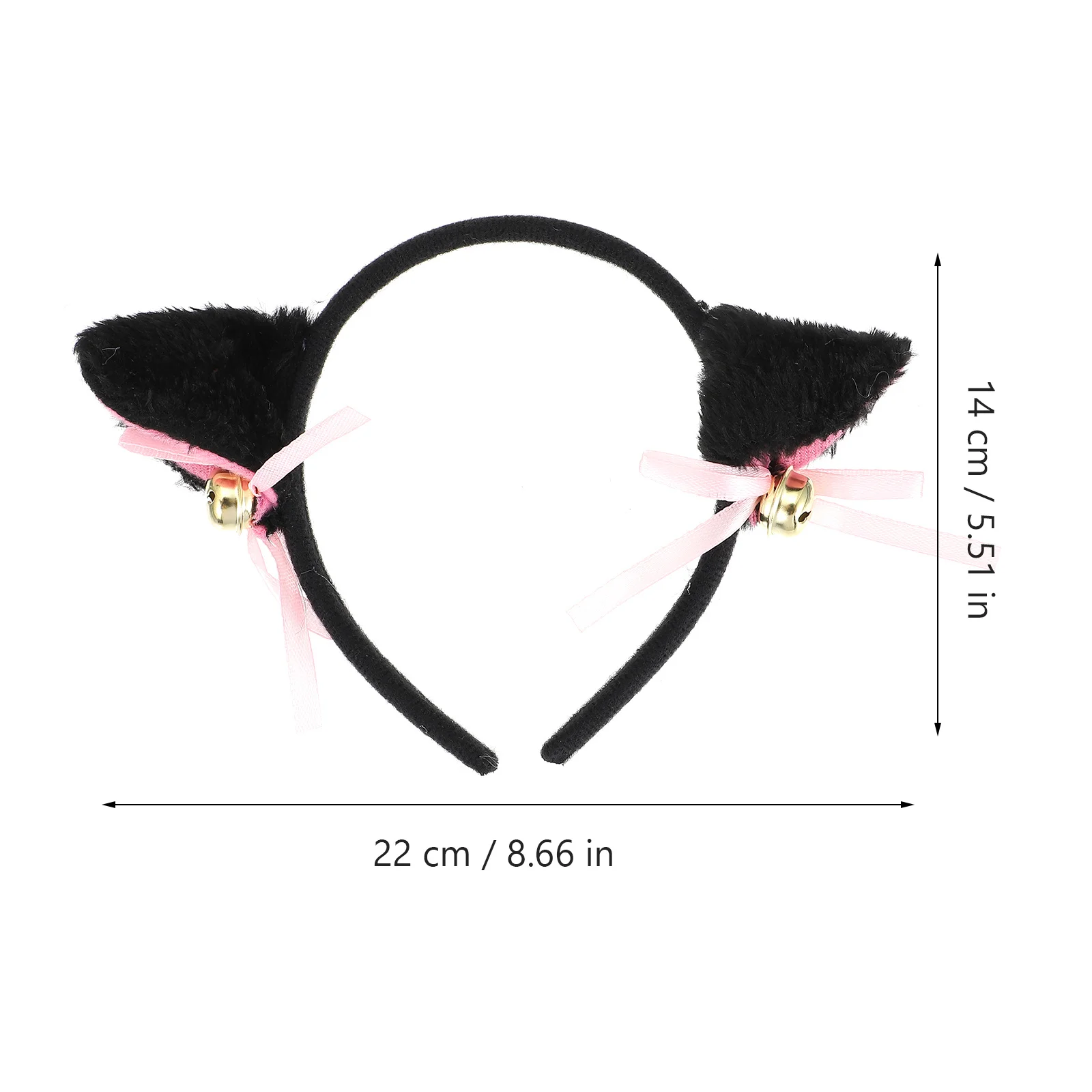 1Set Cat Ears Headband Tail Paw Bow Tie Cosplay Costume for Girls Role Playing Party Masquerade Festival Performance