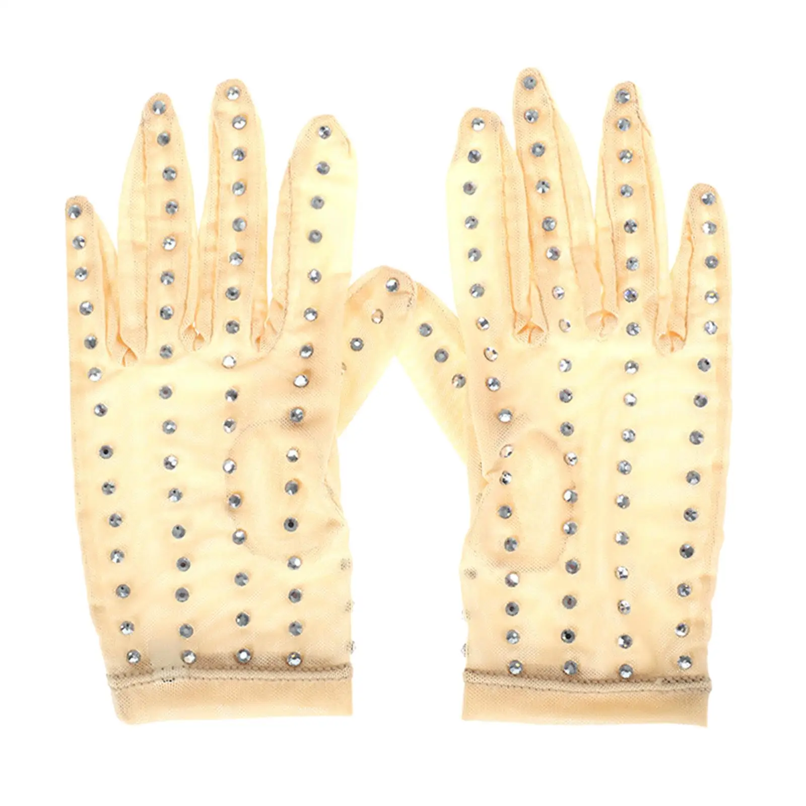Figure Skating Gloves Winter Skate Gloves Fashion Performacne Accessories for Show Performance Test Show Practice Accessories