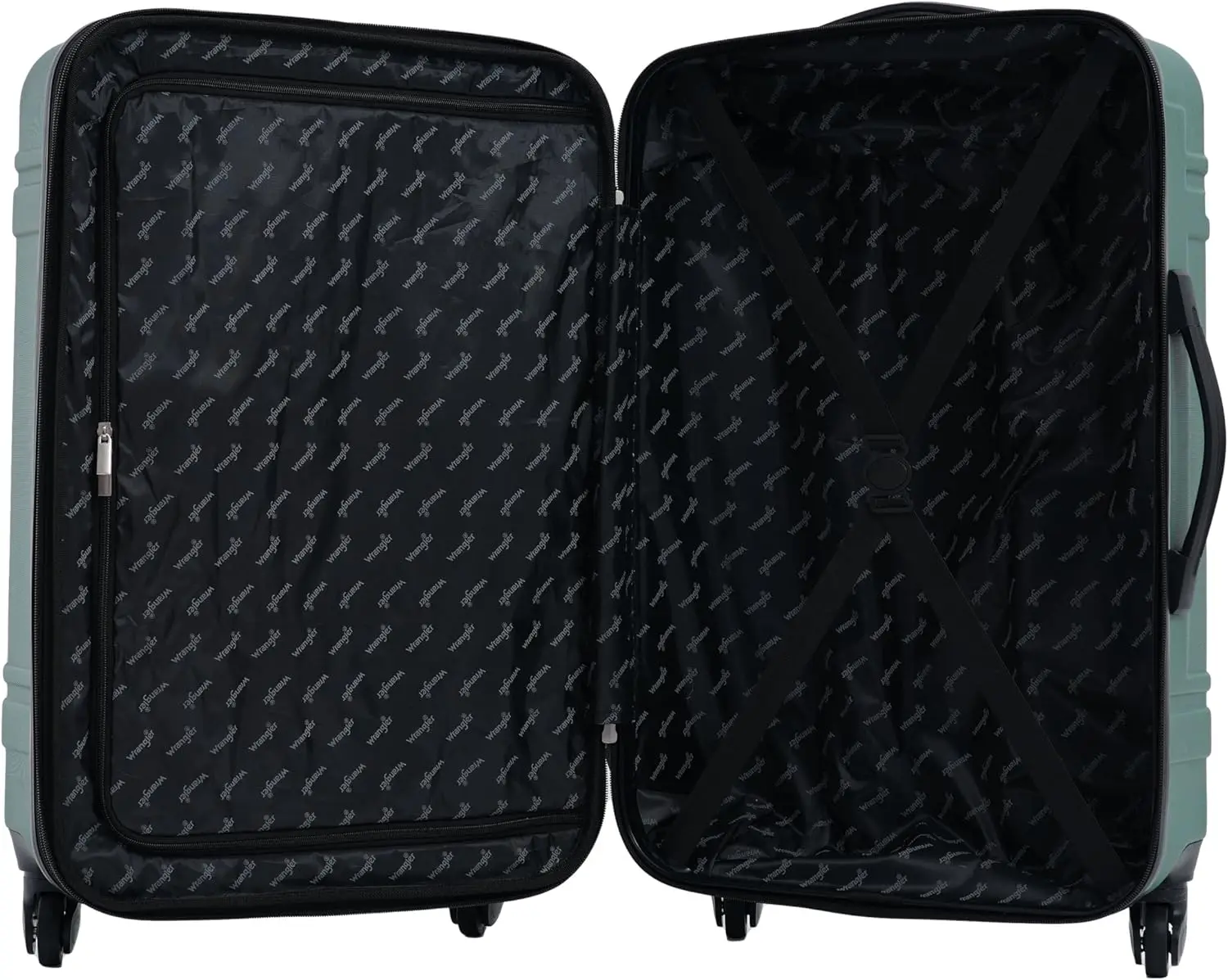 Koper perjalanan Astral, sikat Sage, Set 3 buah