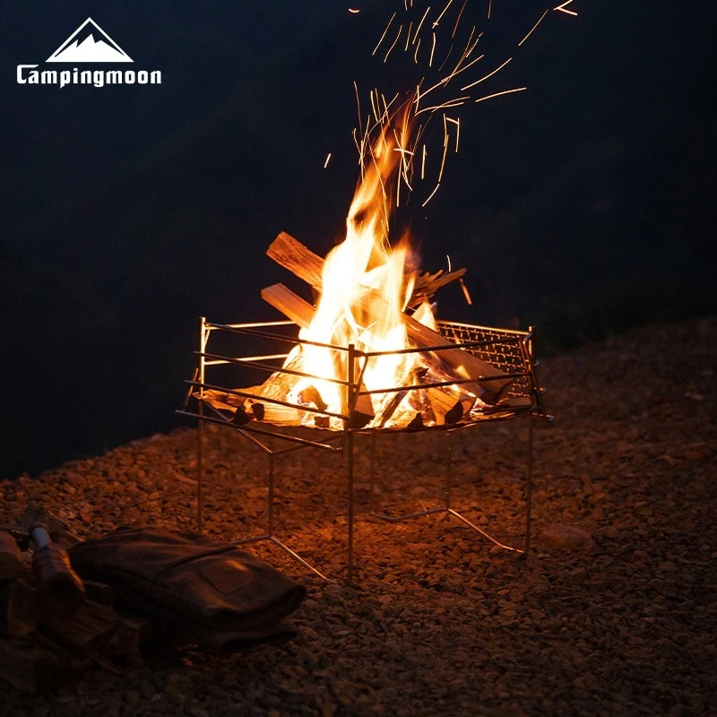 

SOLO-303 Large Stainless Steel Soler Burner L Foldable with Storage Bag Comes with Barbecue Mesh