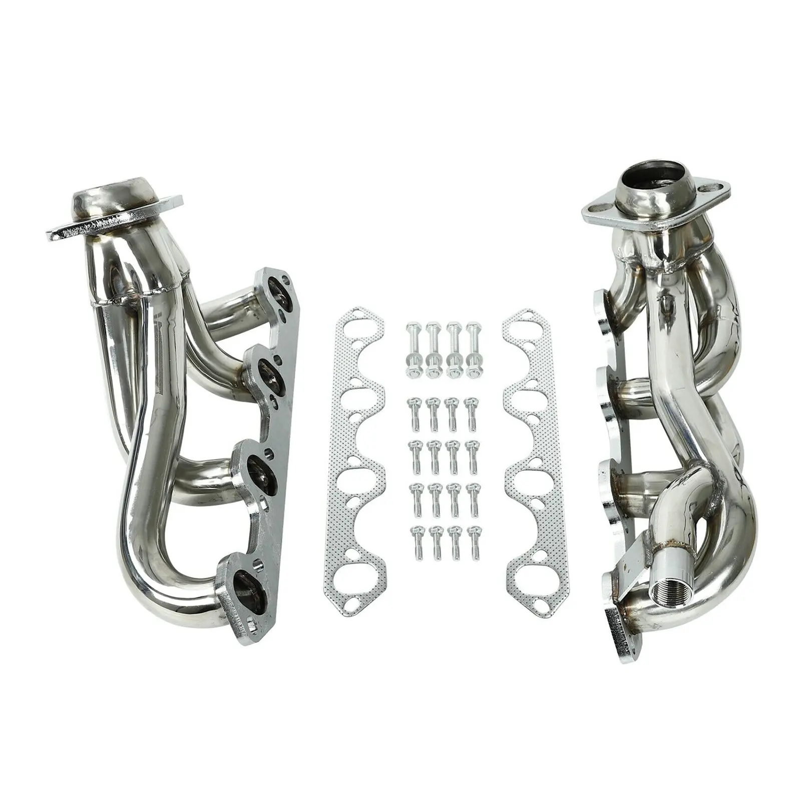 New Exhaust Pipe Stainless Steel for Shorty Stainless Exhaust Manifold Header  F150 F250 Bronco 87-96 5.8L V8 EH28947