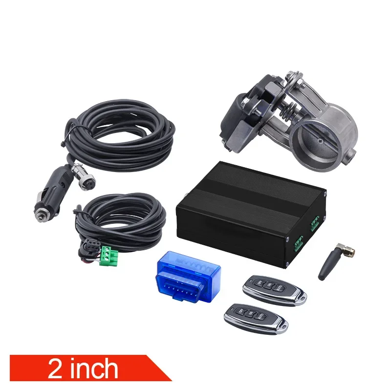 2, 2.5, 3 inch car modified universal electric OBD system remote control sound wave vacuum exhaust pipe tail throat