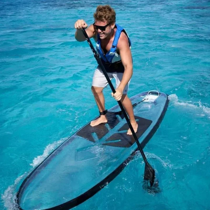 FOR Best Seller Factory Price Clear Transparent Stand Up Paddle Board for Wholesale