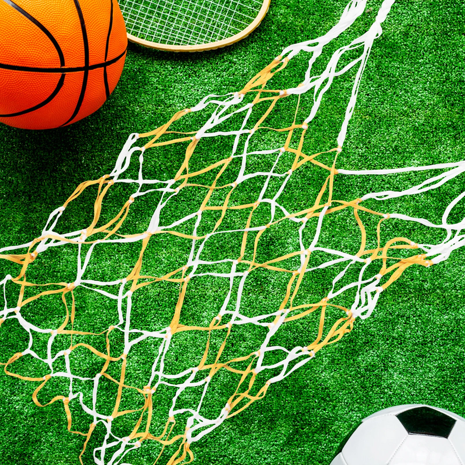 

2 Pcs Net Bag Large Capacity Portable Football Basketball Volleyball Mesh Keeper Outdoor Sports Heavy for
