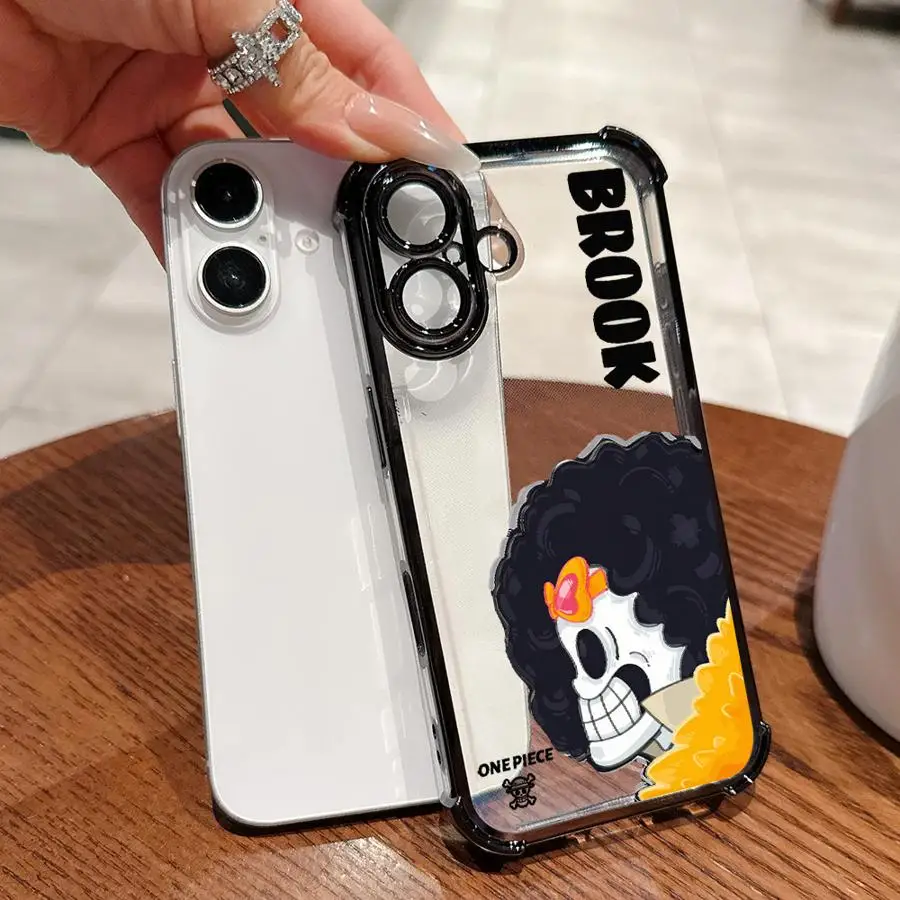 حافظة لهاتف آيفون 17 اير 11 16 برو ماكس 15 بلس 14 13 12 غطاء هاتف ناعم قطعة واحدة بروك إس بروفيل #6