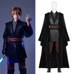 Anakin Cosplay Men Skywalker Costume Movie Space Battle Knight Roleplay Outfits Suit Man Halloween Carnival Party Clothes