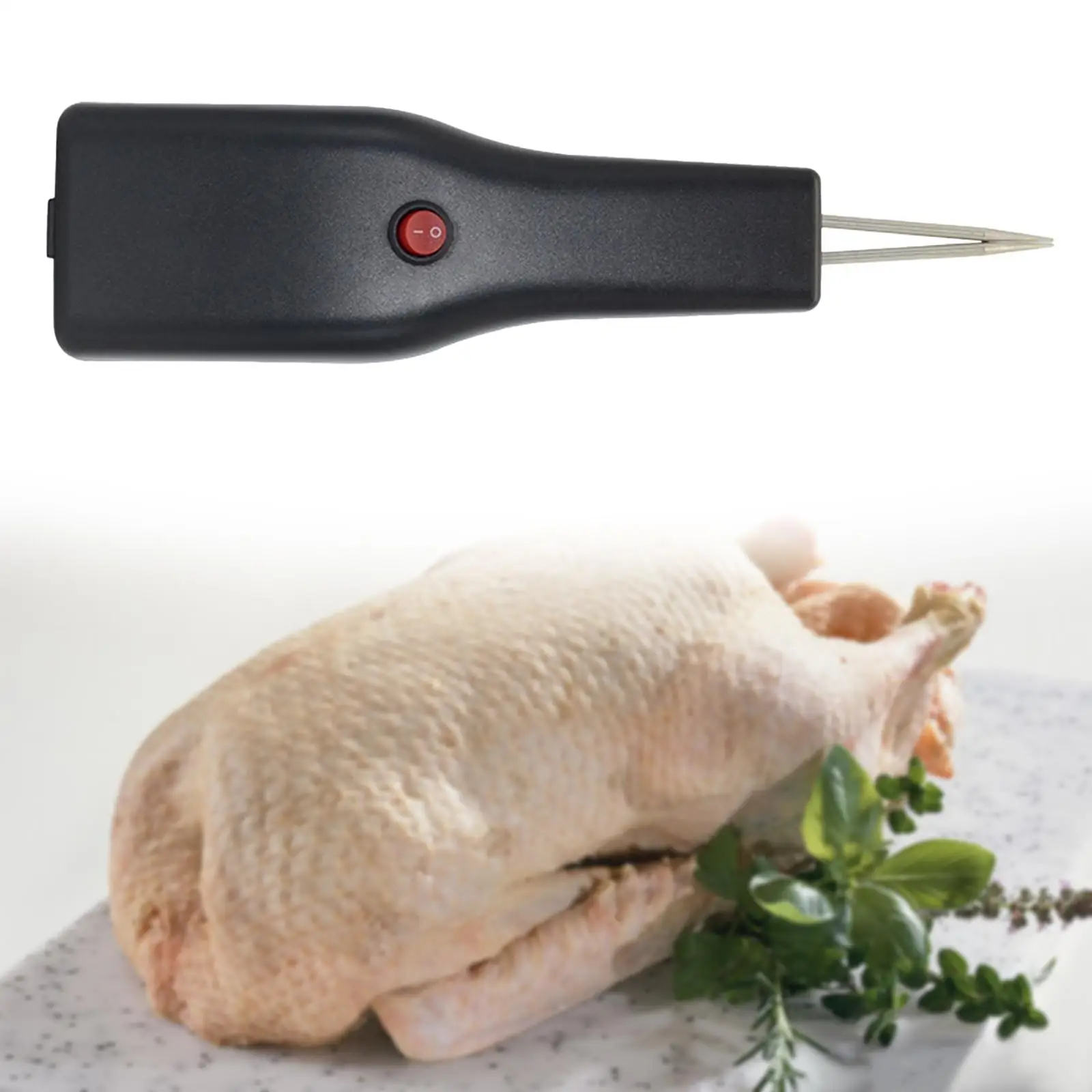 Electric Poultry Plucker Waterproof Chicken Defeather Machine Short Hair Removal Machine for Goose Turkey Plucking Bird BBQ