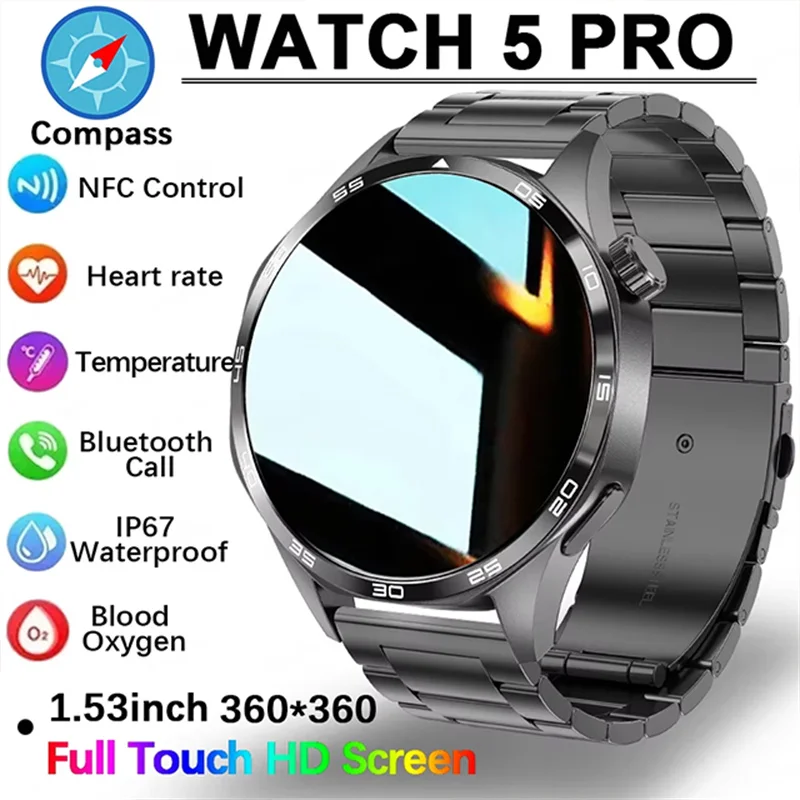 2024 New Huawei WATCH GT 5 Pro Smartwatch Xuanji Sensing System Advanced Sports Emotional Health Assistant Long Endurance Watch