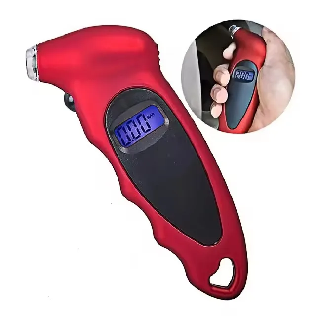 

Wholesale Handheld Digital Tyre Pressure Gauge High Precision LCD Pressure Gauge Electronic Tire Pressure Gauge