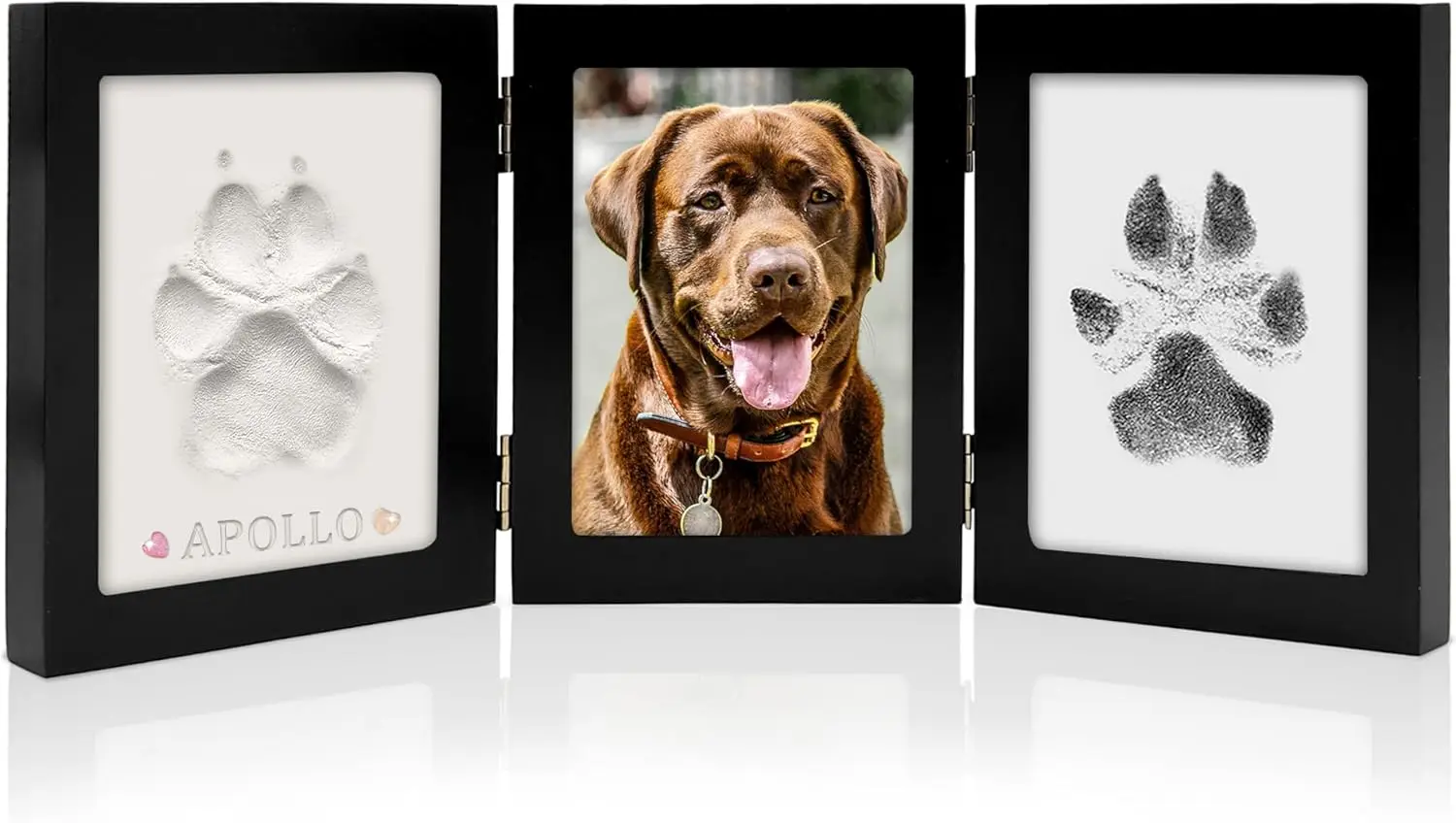 Ink&Clay Paw Print Kit Keepsake, Inkless Ink Pad & Soft Clay for Dogs/Cats Paw Prints,Pet Paw Print Impression Kit