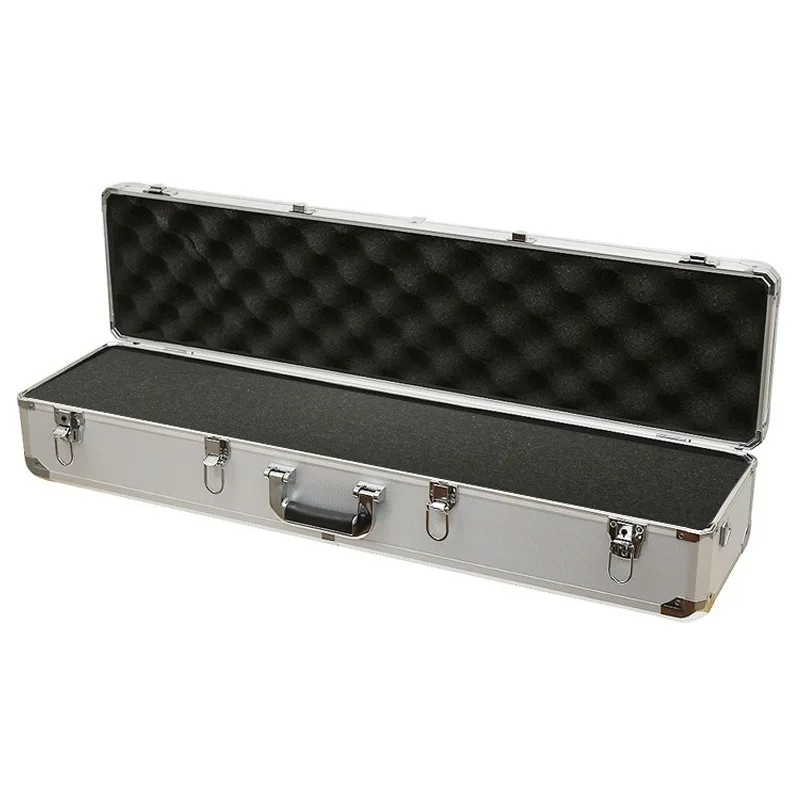 

Aluminum frame Portable High waterproof and shockproof Storage Box for Tools Instrument Equipment and Family Documents