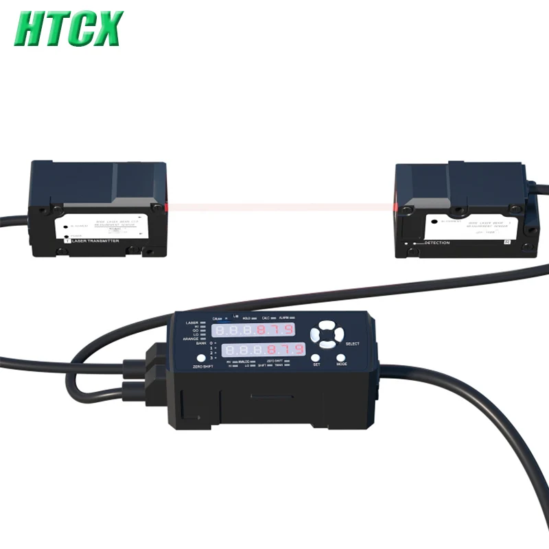 

New High precision laser CCD wire diameter measurement sensor FLM-50-RS485 deviation correction width spacing diameter measureme