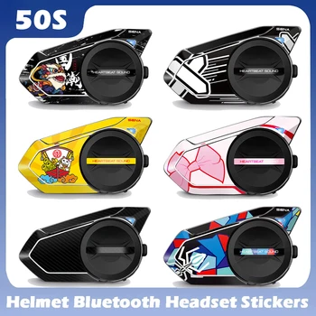 For SENA 50S sena 50s Motorcycle Helmet Bluetooth Headset Decorative Stickers Earphone Headphone Protective Decals Accessories