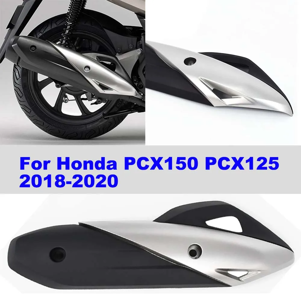 

Motorcycle rear exhaust hood For Honda PCX150 PCX 150 PCX-150 PCX125 PCX 125 PCX-125 2020 2019 2018 Exhaust anti scald cover