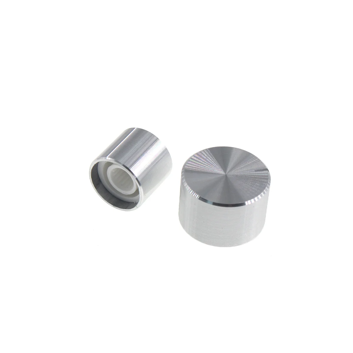 10pcs Silver 6mm Shaft D O 13X13 15X10 15X13 20X10 20X13 30X10 25X10 Hole Amplifier Knob for Rotary Encoder Potentiometer Knobs