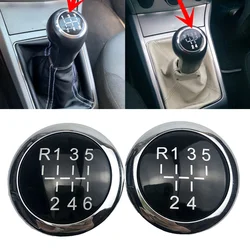 For OPEL VAUXHALL ASTRA III H CORSA D 2004-2010 Cars Accessories Gear Shift Knob Lever Shifter Head Cap Cover Emblem Badge