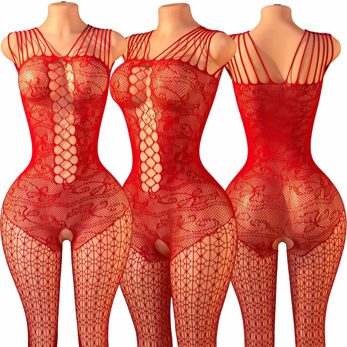 

Sexy Body Lingerie Bodysuit Underwear Stocking Tight Sexy Transparent Pornos Suit Women Intimates Hose Black Mesh Bodystocking