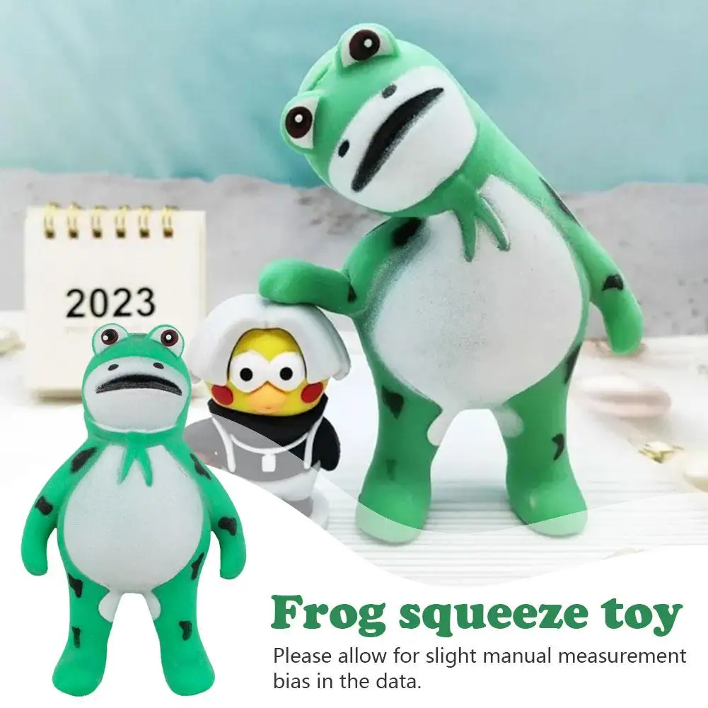 

Novelty Interesting Soft TPR Kids Gift Toy Stress Relief Pinch Squeeze Toy Toy Practical Squeeze Toy Anxiety Toy Jokes Frog P7K0