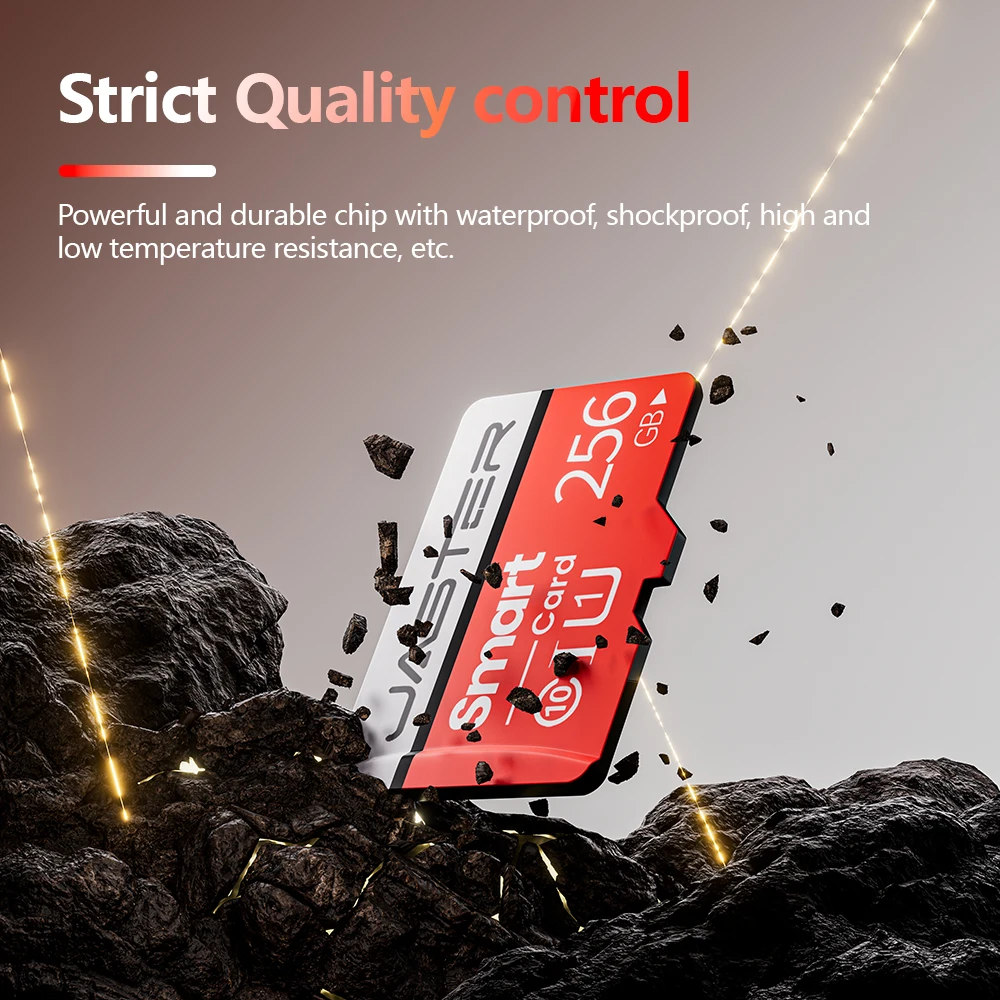 JASTER Original Memory Card 64GB 32GB 16GB 8G High Speed SD Card Class 10 Reddish-gray Flash Card Mini TF Card For Samrtphone PC