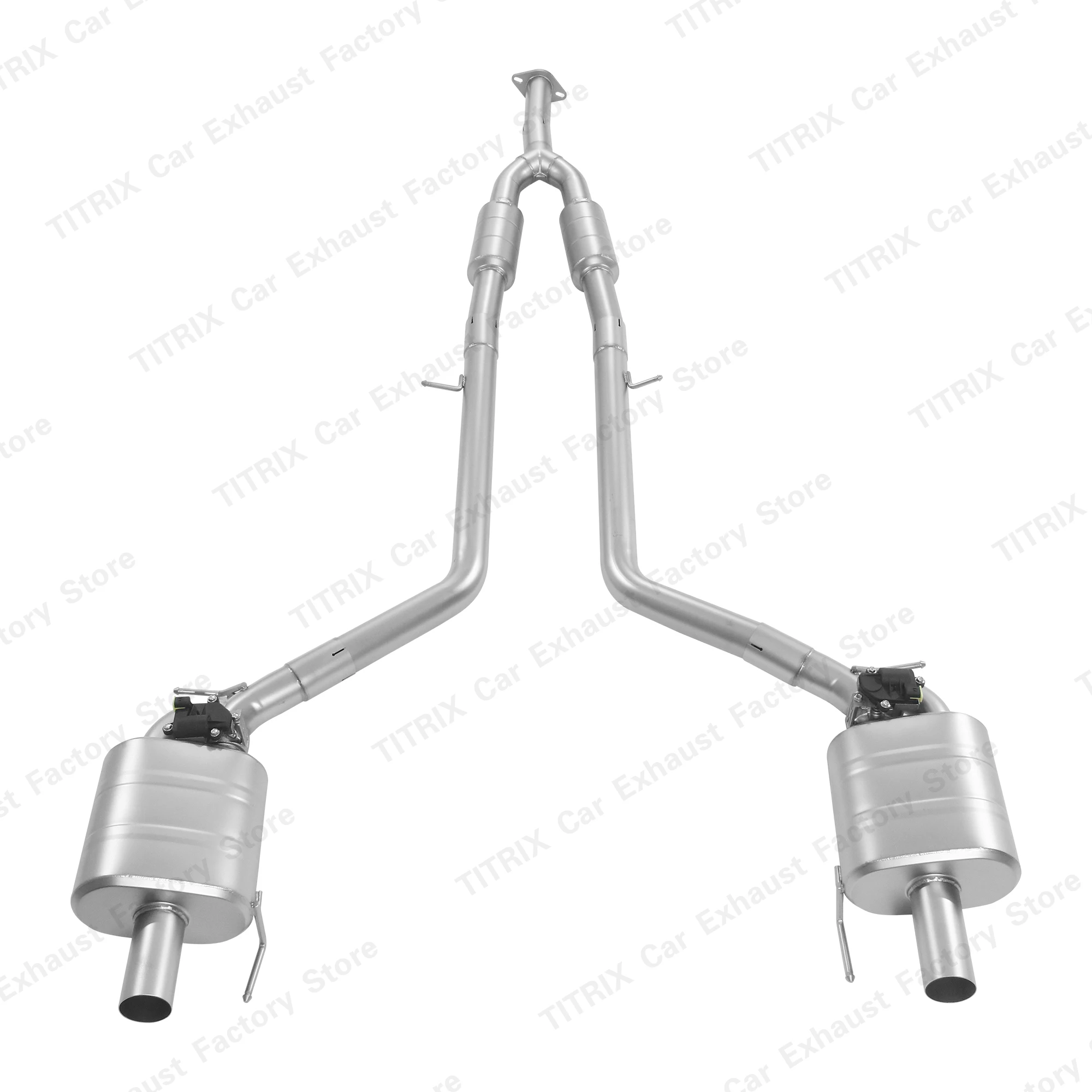 Valvetronic Catback Exhaust For Infiniti G25 Performance Stainless Steel Electric Valve Mid Pipe+Rear Muffler Exhaust Pipe Kit