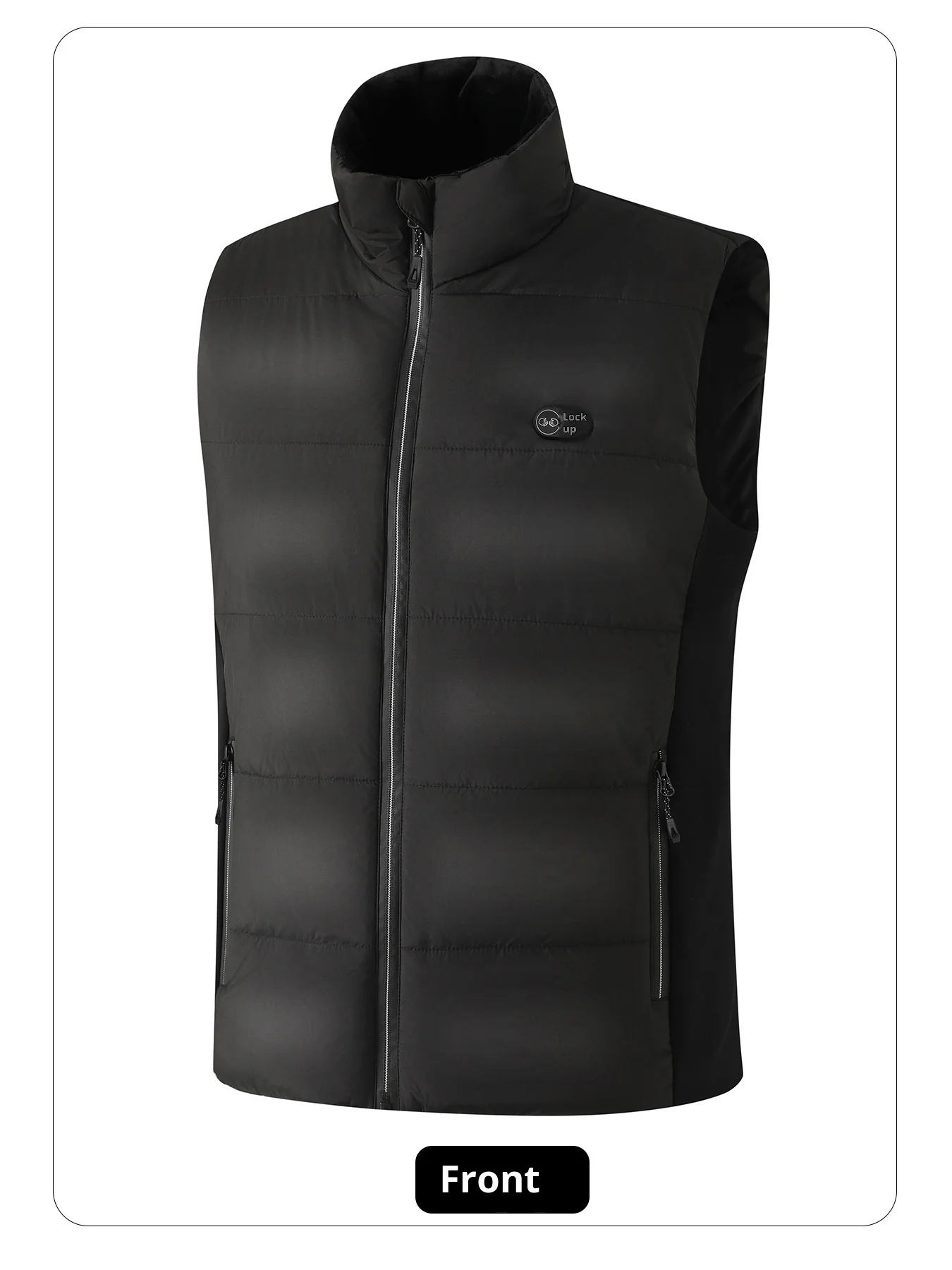 Neue Smart Heizung Weste Männer Frauen 17 Zonen Dual Control Temperatur Fleece Stehkragen USB Elektrische Thermische Winter Weste – Detail 21