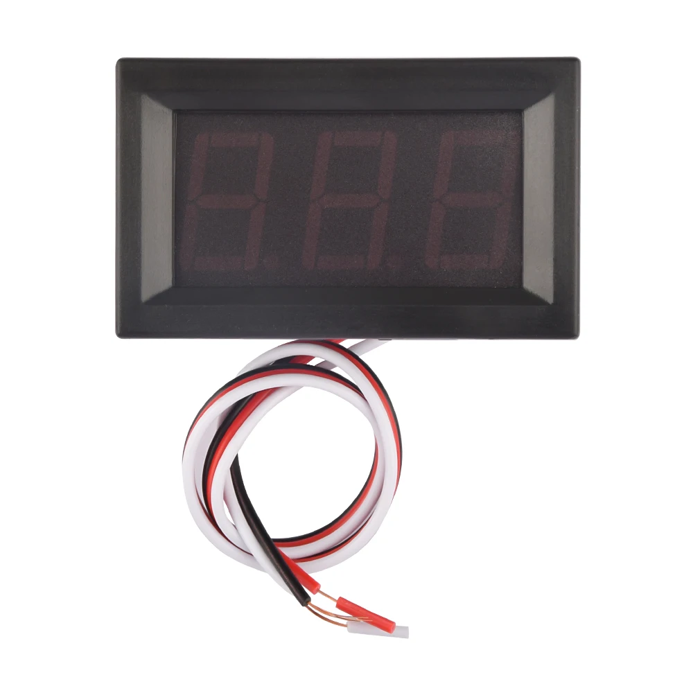 DC 0-100V Digital Mini Voltmeter Gauge Tester Mount Car Motorcycle Battery Monitor Volt Voltage Meter 0.56\