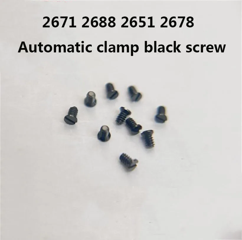 Movement Automatic Clamping Plate Black Screw Suitable For 2671 2688 2651 2678 Movement Automatic Seat Screw Watch Accessories