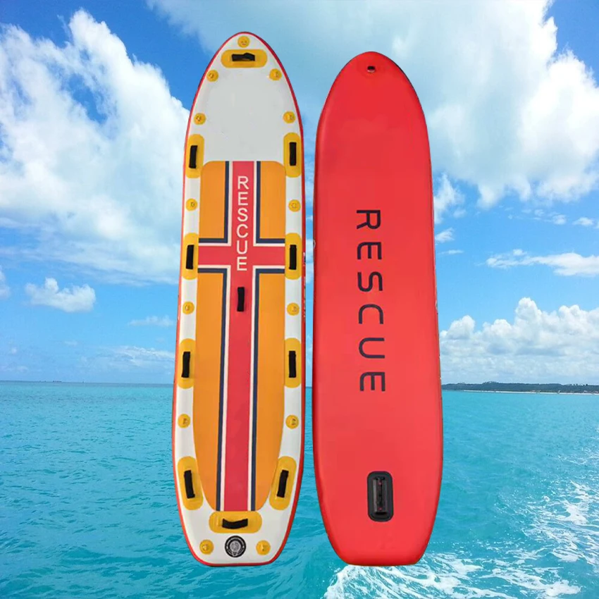 

Factory Custom New Style Rescue Board Surf Rescue Board Lifeguard Inflatable Sup Stand up Paddleboard