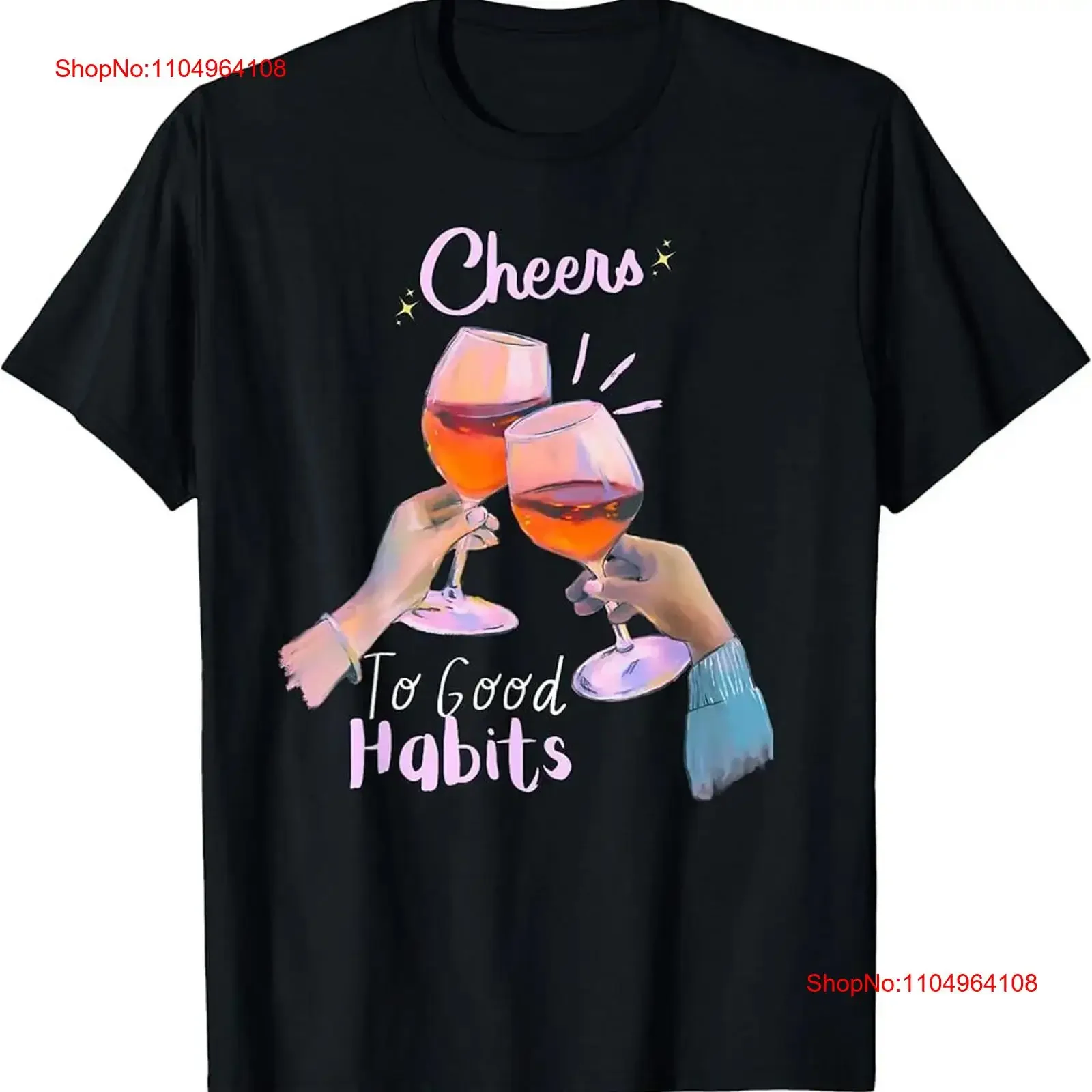 

Футболка Funnu Cheers Good habits Happy New Year 2024, винтажная стираная футболка унисекс, удобный повседневный универсальный топ для повседневной носки